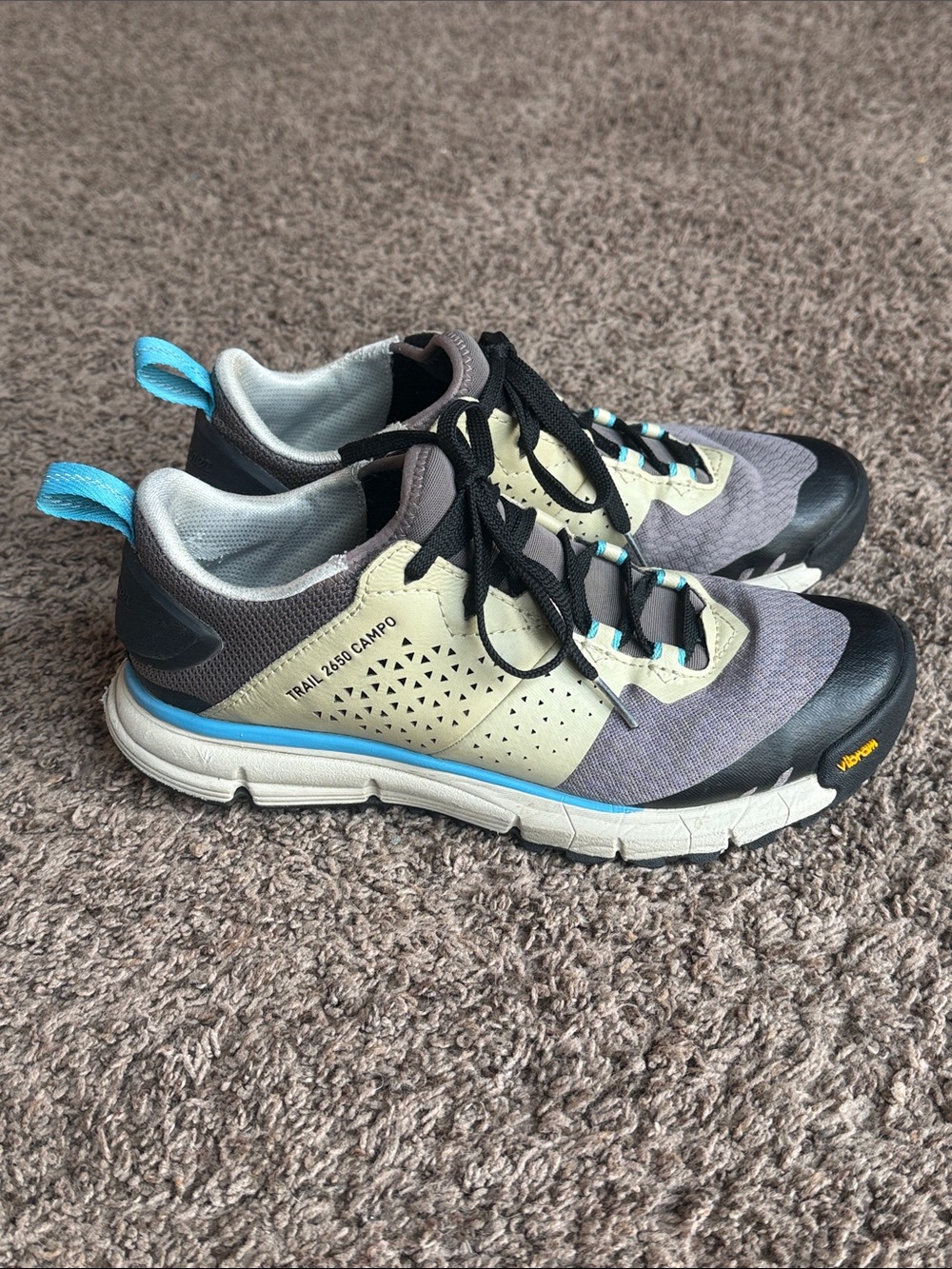 Danner Trail 2650 Campo Sneakers Men's 7/Wmn’s 8.5 - Gray, Cream, Black, Blue